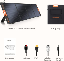 Zonnepaneel set 200W - Grecell