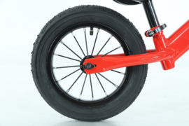 SIDANO® Loopfiets voor kinderen 14 inch - met luchtbanden - Rood - afmetingen 92 x 38.5 x 62 cm (L x B x H) - 3, 4, 5, 6, 7 jaar - jongen en meisjes