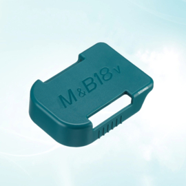 SIDANO® Batterij clip - accu houder geschikt voor Makita 18V en Bosch 18V (Bosch blauw), Riemclip, Dock Houder voor muur of wand, geschikt voor BL1830 BL1840 BAT609