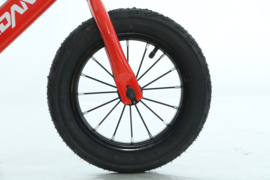 SIDANO® Loopfiets voor kinderen 14 inch - met luchtbanden - Rood - afmetingen 92 x 38.5 x 62 cm (L x B x H) - 3, 4, 5, 6, 7 jaar - jongen en meisjes