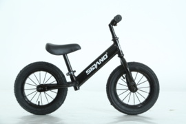 SIDANO® Loopfiets voor kinderen 14 inch - met luchtbanden - Zwart - afmetingen 92 x 38.5 x 62 cm (L x B x H) - 3, 4, 5, 6, 7 jaar - jongen en meisjes