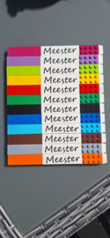 LEGO Stift Meester BLAUW