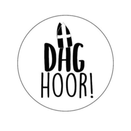 10x sticker " dag hoor " 