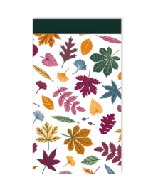 5x Cadeauzakje  Herfst  12x19cm