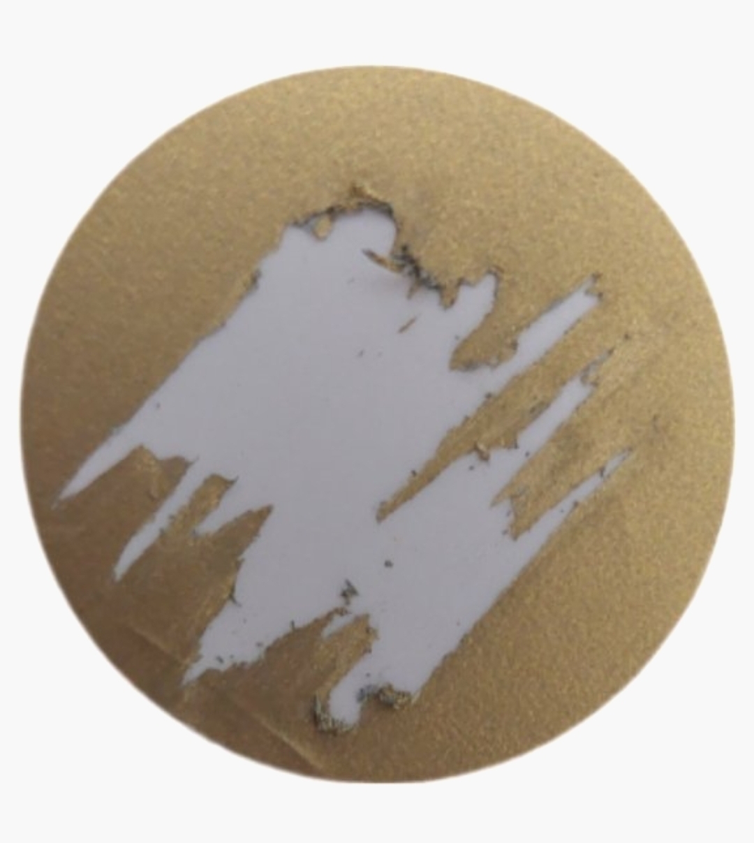 10 krasstickers GOUD