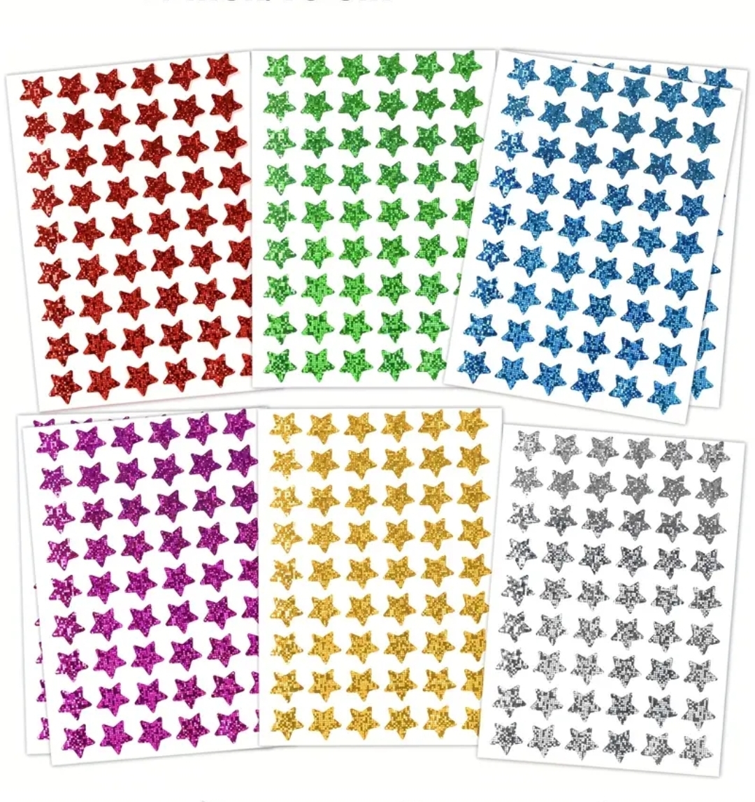 324x Sticker ster mix