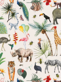 3m Jungle dieren cadeaupapier