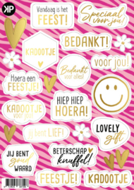 Stickervel A5 Voorjaar Tekst