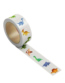 500x Stickers op rol Dino