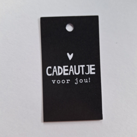 3x Cadeaulabel " Cadeautje voor Jou !"