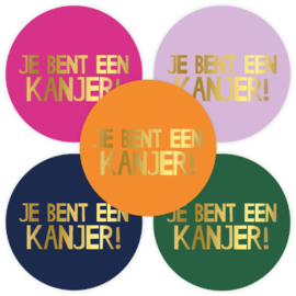 30x Sticker Je bent een KANJER ! XL