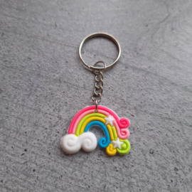 Sleutelhanger regenboog met geoen