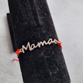 Armband mama rood