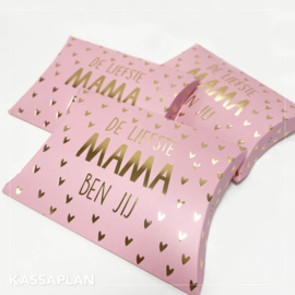 2x Gondeldoosje moederdag - mama -  de liefste mama ben jij