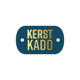 3x cadeaulabel KERST KADO