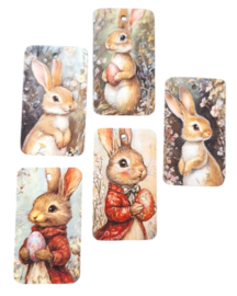 Cadeaulabel Pasen set 5 stuks