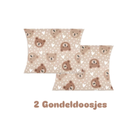 2x Gondeldoosje - little Bears - beren - baby - geboorte -