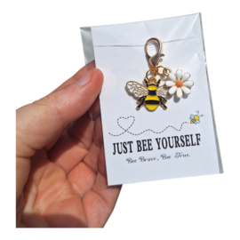 Gelukshanger - Just Bee Yourself - selflove - bij - hart onder de riem