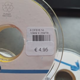 Satijnlint 25m x 10mm