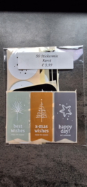 50x Stickermix KERST