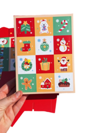 10x DIY adventskalender 12 dagen BOX
