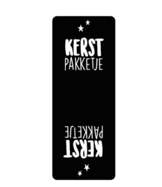 10x sluitsticker Kerstpakketje 