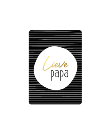 3x Cadeaukaart 'Lieve PAPA'