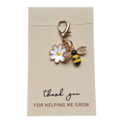 Gelukshanger - Juf - meester - Thank you for helping me grow - juffendag - vakantie - school - leerskracht