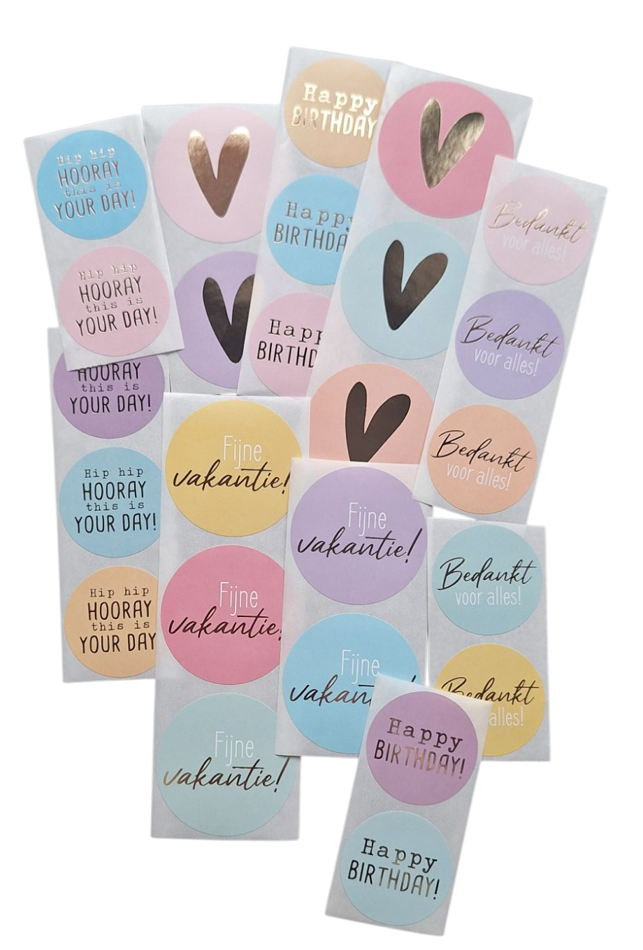 Voorjaarsmix 25 stickers