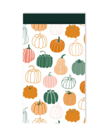 5x Cadeauzakje  pumpkins 12x19cm