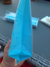 10 bodemzakjes Blauw Fun