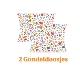 2x Gondeldoosje - Terrazzo color