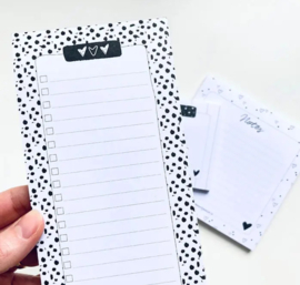 Nynke Ontwerpt Notitieboekje lang met pen