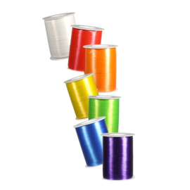 7x 5m  sierlint regenboog - krullint - cadeau versiering - leuk inpakken - niet op spoel geleverd