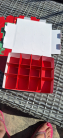 10x DIY adventskalender 12 dagen BOX
