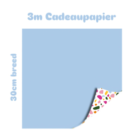 3m Cadeaupapier - Terrazzo - 30 cm - color