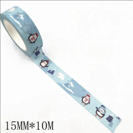 Washi tape pinguïn