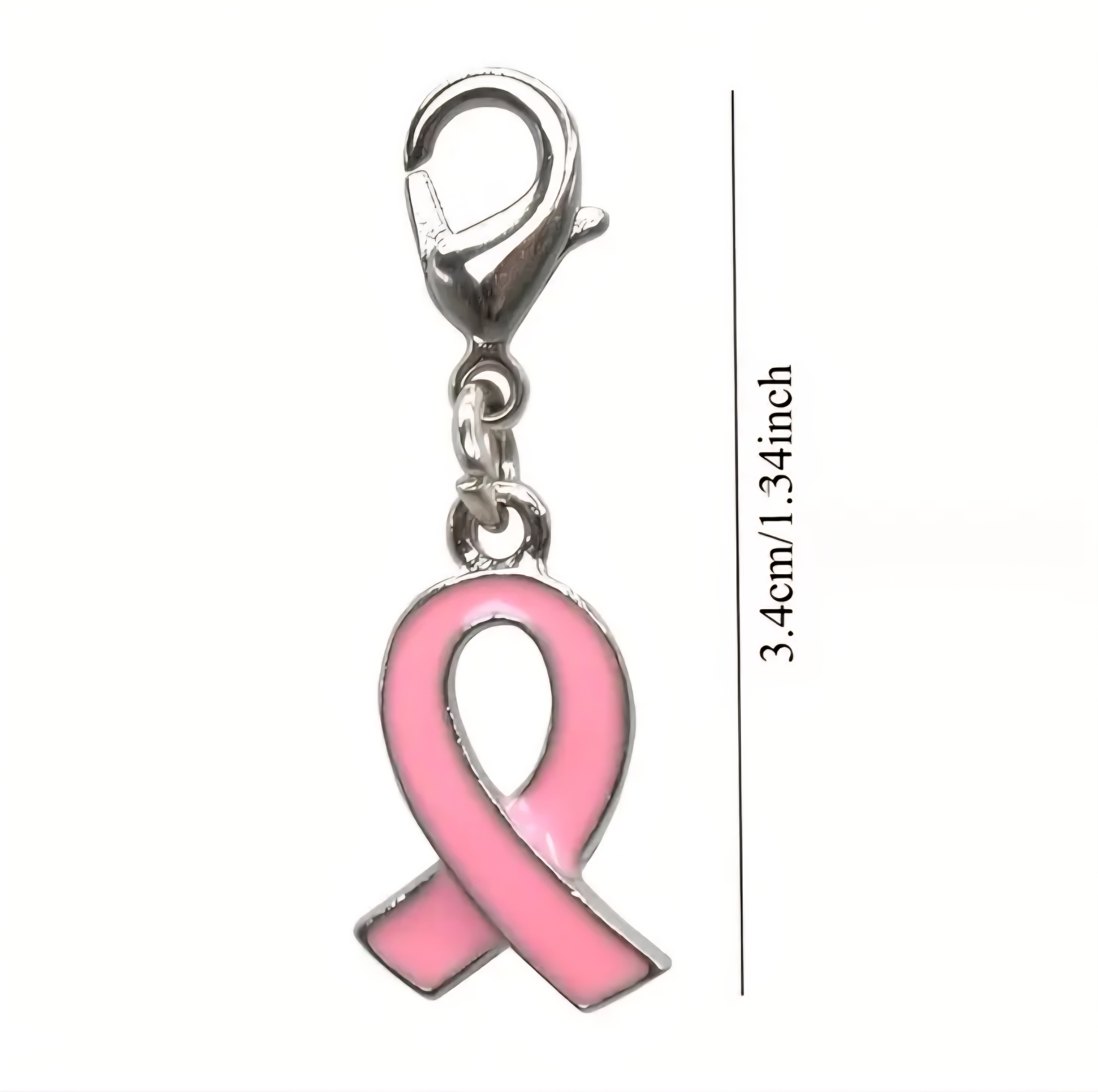 2x Pink Ribbon hanger