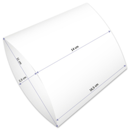 2 gondeldoosjes - lots of love - hartjes - goudfolie - paars