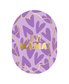 1 Enkele Wenskaart - lieve mama - moederdag  - liefde moeder