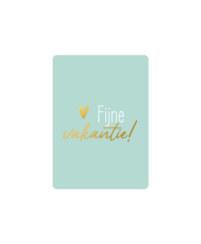 3x Cadeaukaart "Fijne Vakantie"