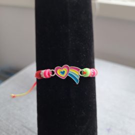 Armbandje kind hartjes ster