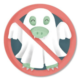 5x Sticker Spookjes