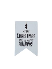 10x Sticker "Merry Christmas  and a happy always!
