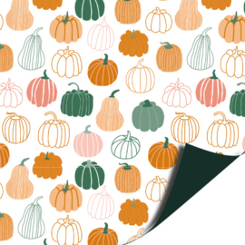 3m Cadeaupapier pumpkins