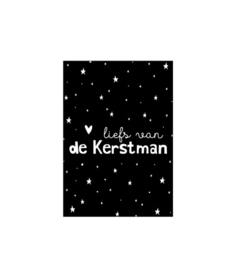 Mini kaartje Liefs van de Kerstman