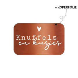 12x Sticker "Knuffels en Kusjes"