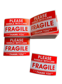 10x Sticker FRAGILE