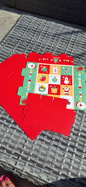 10x DIY adventskalender 12 dagen BOX