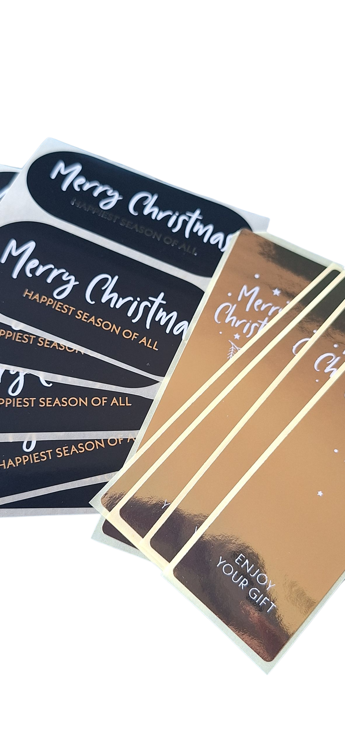 15x Kerstmix Zwart / Goud